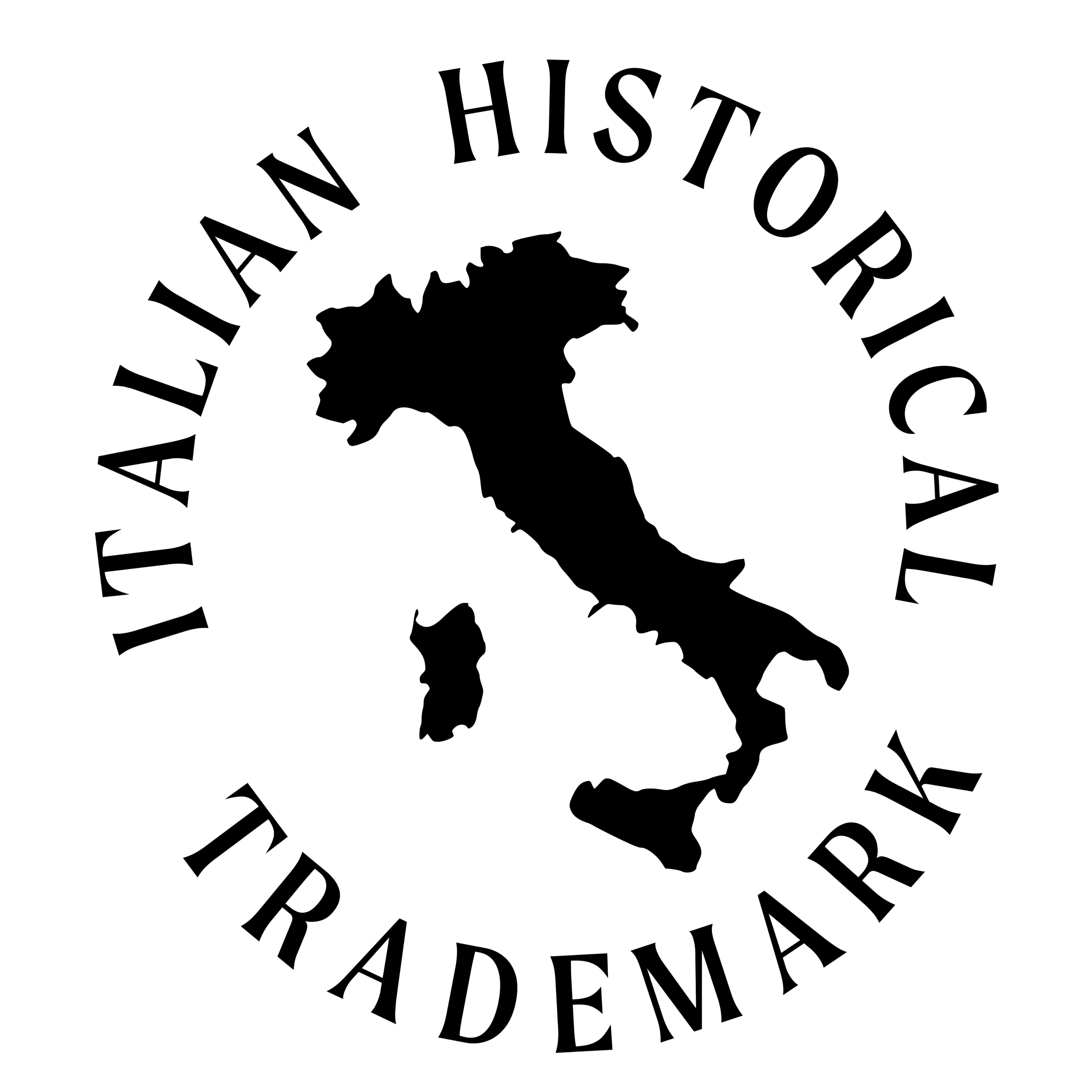 Italian Historical Trademark black